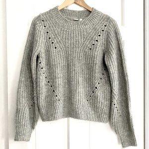 GAP Grey Heather Pull-over Sweater